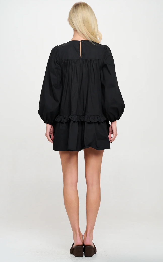 Maeve Poplin L/S Smock Dress