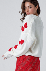 Ruby Hearty Knit Cardigan