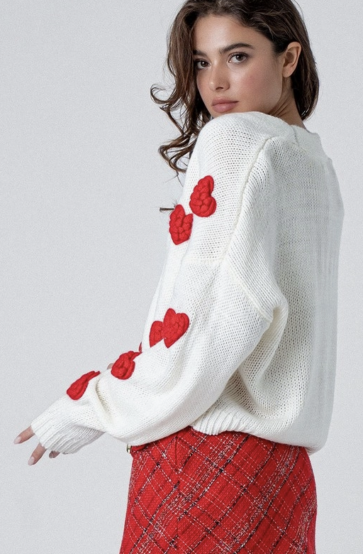 Ruby Hearty Knit Cardigan