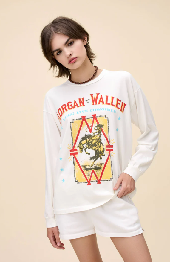 Morgan Wallen Long Live Cowgirls Relaxed L/S