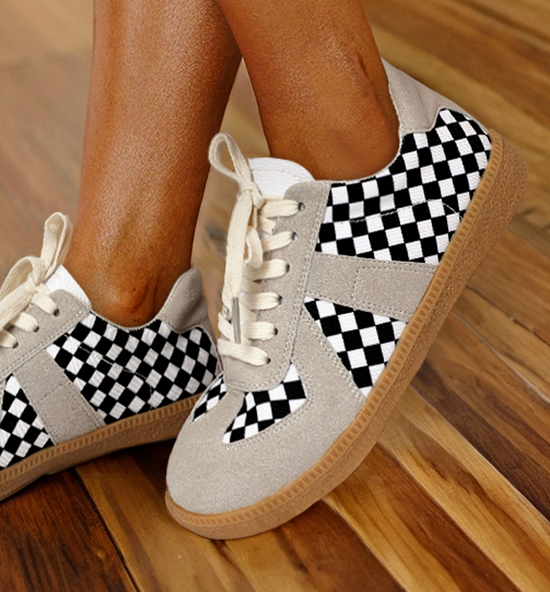 Arden Checkerboard Sneakers