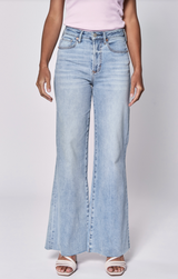 Fiona High Rise Full Inseam Cut Off Hem Jeans