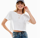 Premium Cotton Boxy Crop Top