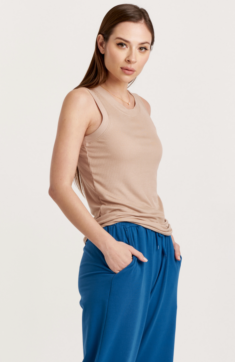 Cleo Ribbed Tank Top