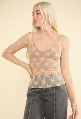 Lady Lace Layering Top