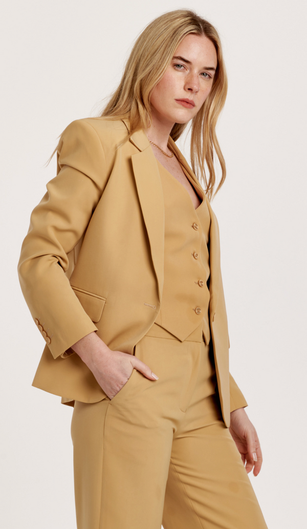 Baylor Notched Collar Blazer