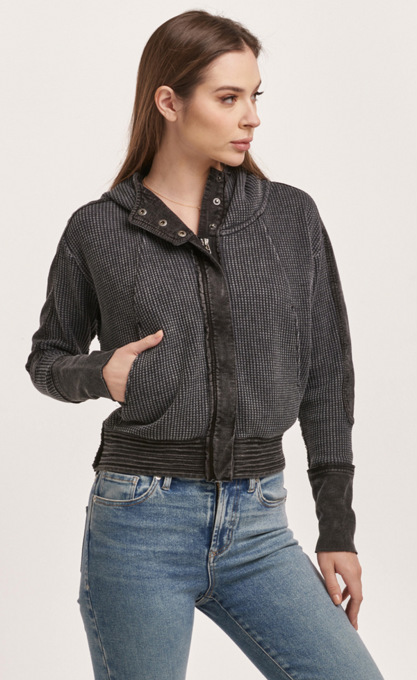 Carly Zip Up Long Sleeve Jacket