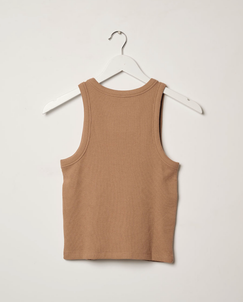 Ember Waffle Knit Racerback Tank