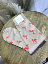 Dapper Classics Flamingo Socks